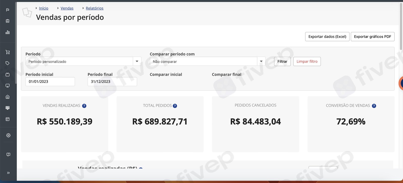 Print da plataforma · 2023