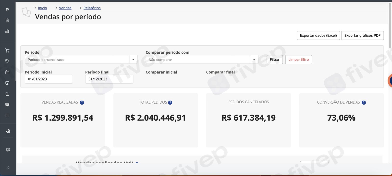 Print da plataforma · 2023